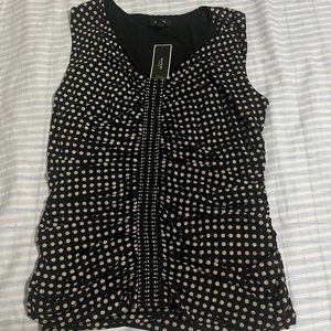 Alfani Polkadot shirt women- size 1X/XL
